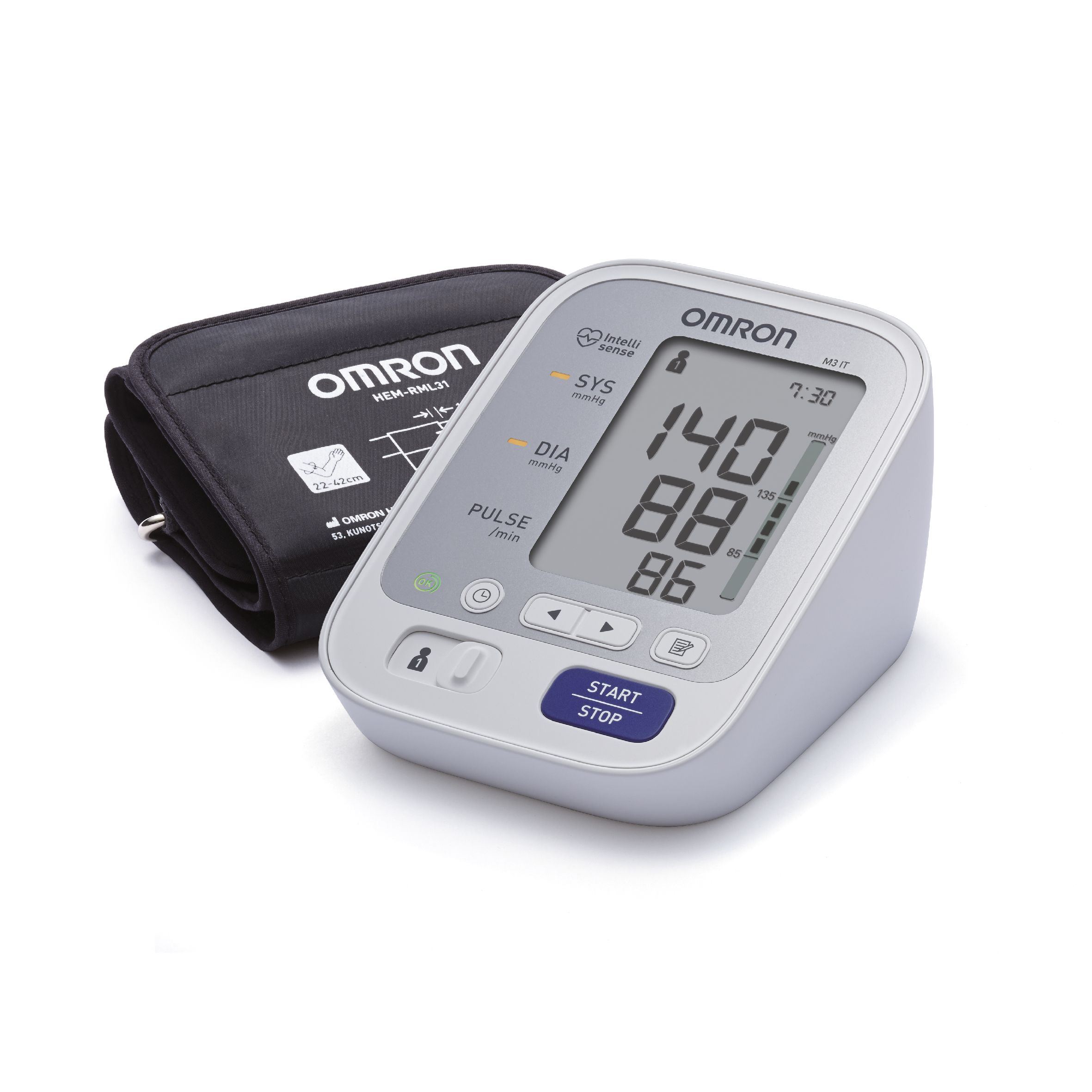 Omron Complete Misuratore di Pressione ed Elettrocardiogramma ECG -  Apparecchi per la pressione ed accessori