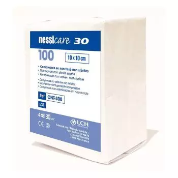 Compresse non tessute non sterili 30 gr Optima LCH - 100 unità