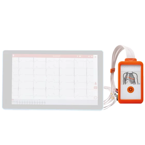 Elettrocardiografo ECG Cardioline Touchecg HD+ Bluetooth (12 derivazioni) per Windows con tablet da 10 pollici